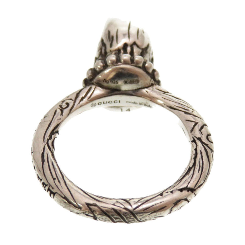 Gucci Ring Silver925 Silver angerforest eagle mens(Unisex) 14