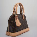 Louis Vuitton Alma BB Monogram Brown Shoulder Bag 2014