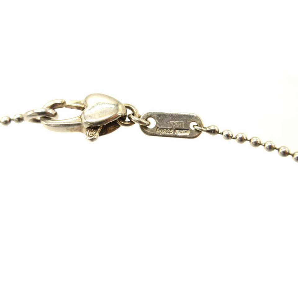 Gucci Necklace Silver925 Silver Ball Chain Heart Women