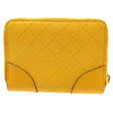 Gucci Card Case 354495 leather yellow Coin case Tiamante Women
