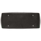 Burberry Handbag leather black Check Pattern Women