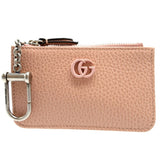 Gucci Coin case 701070 leather pink Double G Women