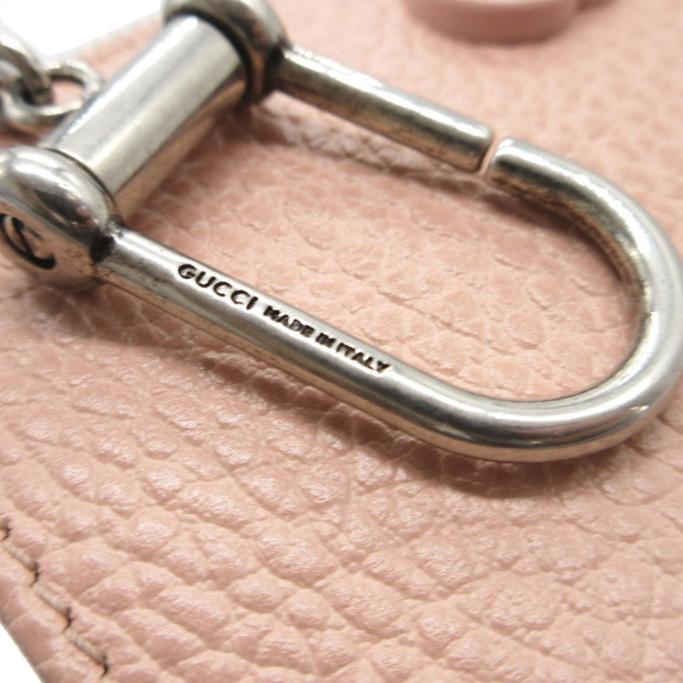 Gucci Coin case 701070 leather pink Double G Women