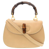 Gucci Handbag Bamboo beige 2WAY Women