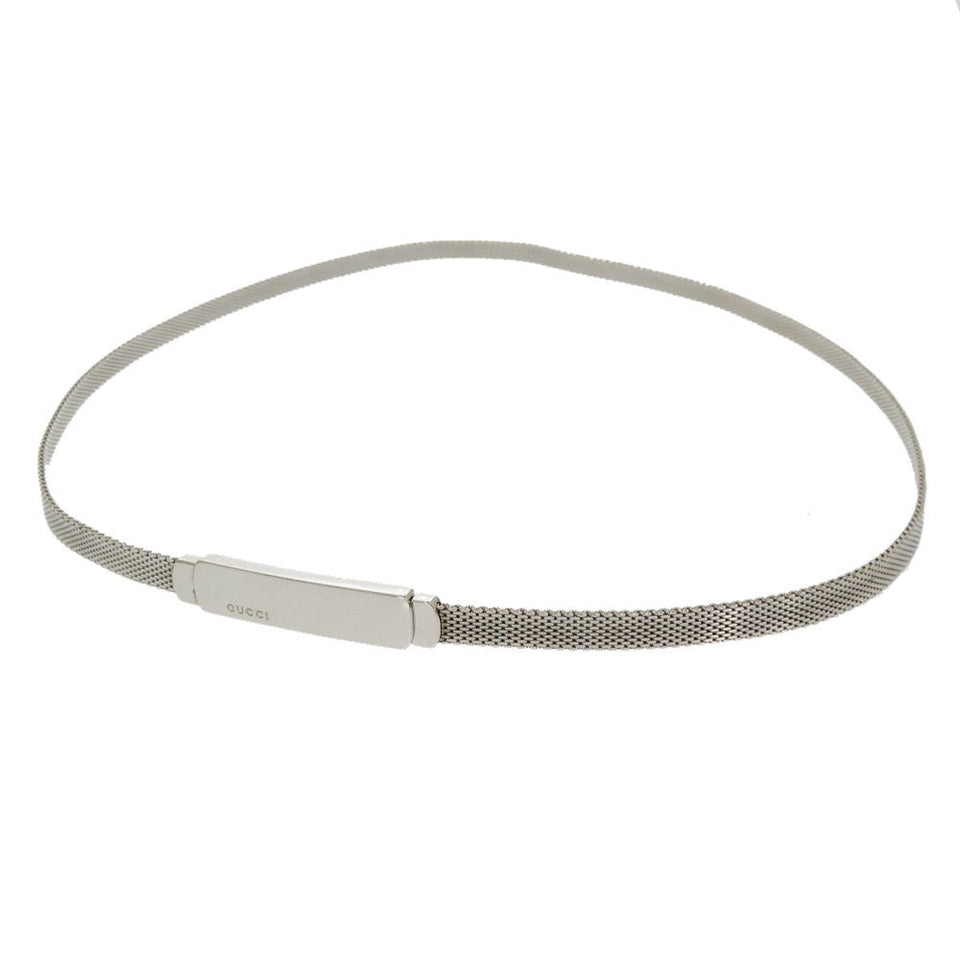 Gucci belt metal Silver plate Women