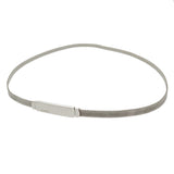 Gucci belt metal Silver plate Women