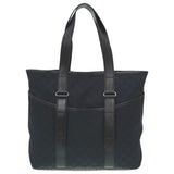 Gucci Tote Bag 145971 GG canvas, leather black Tote Bag Women