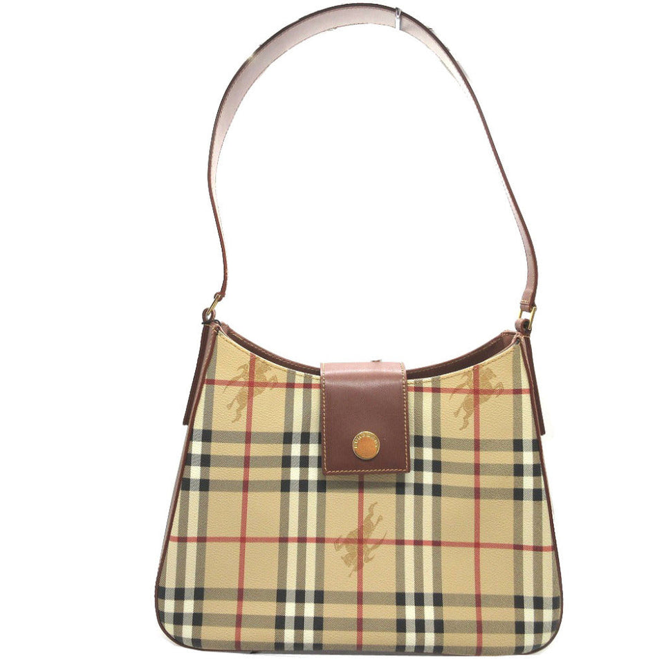Burberry Tote Bag PVC, Leather beige Women