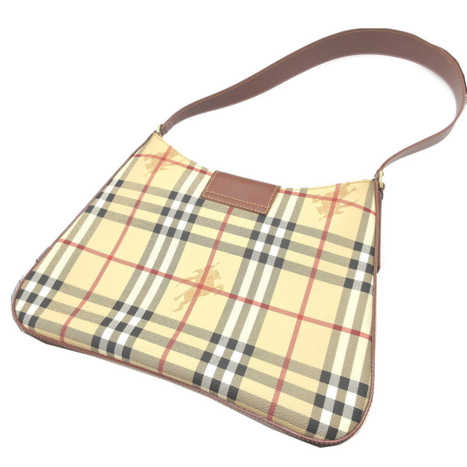Burberry Tote Bag PVC, Leather beige Women