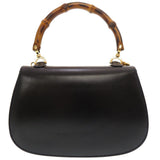Gucci Handbag 000 2046 0188 Bamboo, Leather Navy Women
