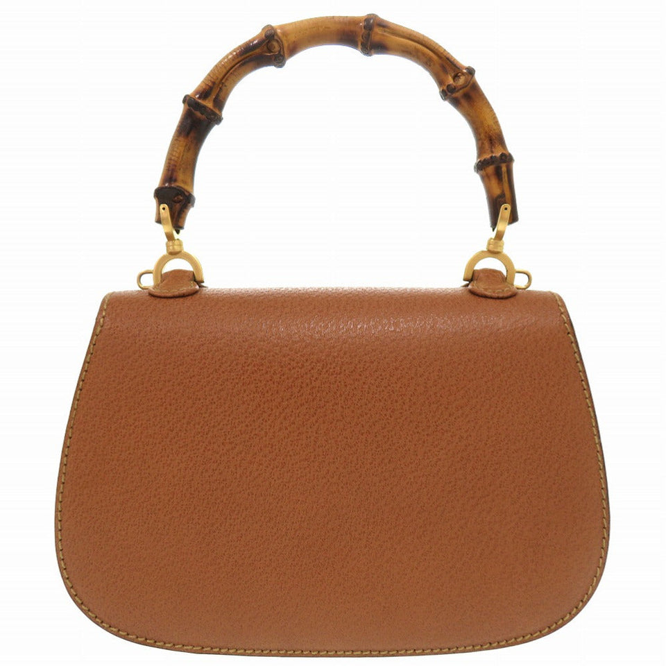 Gucci Handbag 000 2046 0188 Bamboo Brown 2WAY Women