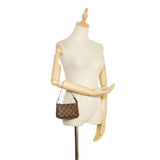 Louis Vuitton Damier Ebene Mini Pochette Accessoires Brown Clutch