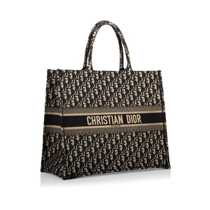 Christian Dior Oblique Canvas Book Tote