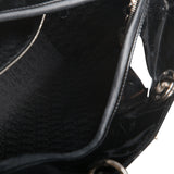 Christian Dior Lady Dior Black Patent Leather Large