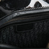 Christian Dior Lady Dior Black Patent Leather Large