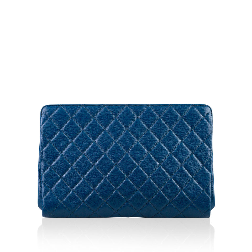 Chanel Quilted CC Clutch