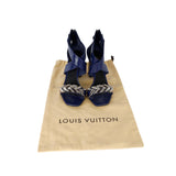 Louis Vuitton Calfskin Westbound Block-heel Sandals