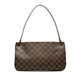Louis Vuitton Damier Overnight Shoulder Bag Brown PVC Leather Louis Vuitton