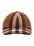 Luxury Burberry House Check Wool Ball Cap Brown