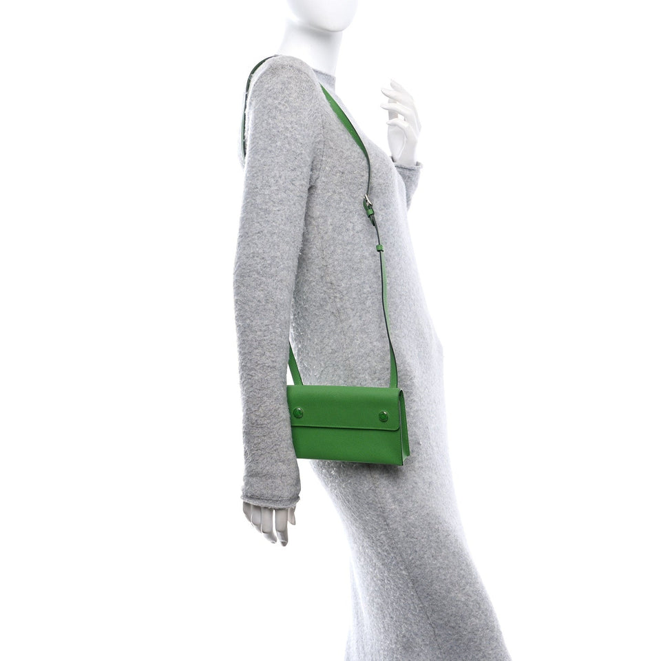Hermes Epsom Hermesnap Wallet Vert Yucca