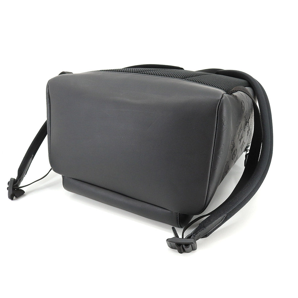 Louis Vuitton Monogram Shadow Racer Backpack Leather Black