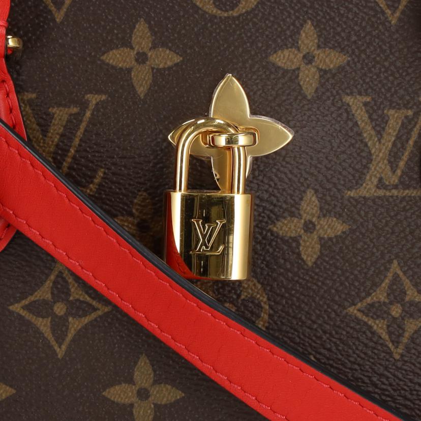 Louis Vuitton Flower Tote Bag Monogram Coquelicot