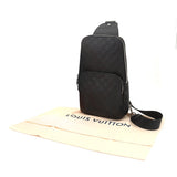 Louis Vuitton Damier Anfini Avenue Sling Bag Body Bag Black