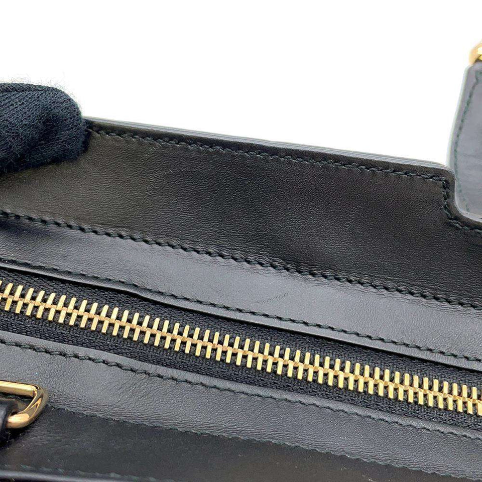Saint Laurent- Paris Handbag Y Line Cabas Saint Laurent 2way Shoulder Bag Black