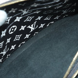 Louis Vuitton Jungle Giant Monogram Double Zip Pochette Black