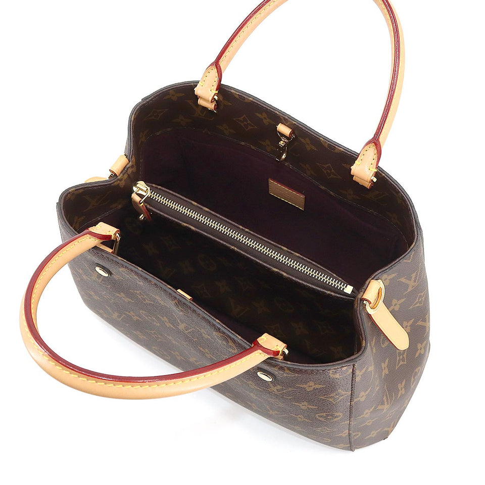 Louis Vuitton Monogram Montaigne MM 2 Way Hand Shoulder Bag