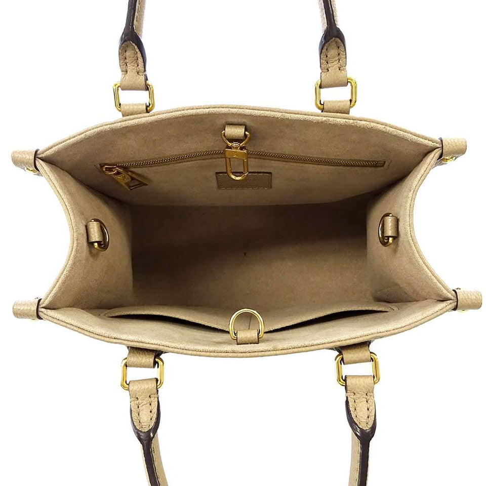 Louis Vuitton Handbag Monogram Emplant On The Go PM 2way Shoulder Bag