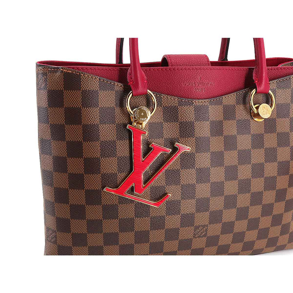 Louis Vuitton Damier LV Riverside 2way Tote Shoulder Bag Ebene Redouin
