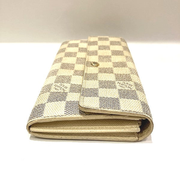 Louis Vuitton Damier Azur Portefeuille Sarah Long Wallet