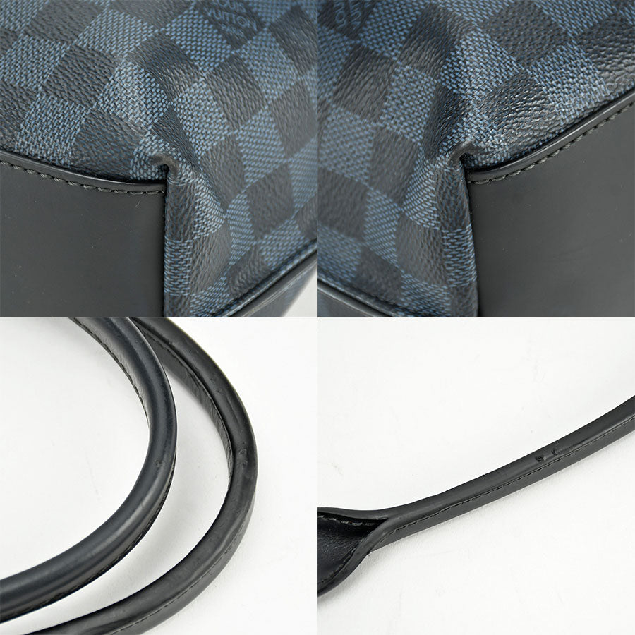 Louis Vuitton Damier Cobalt Cover Voyage Leather Tote Bag