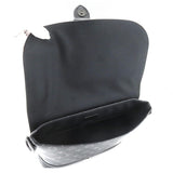 Louis Vuitton Monogram Eclipse Saumur Messenger PM Shoulder Bag Black