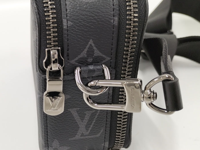 Louis Vuitton Alpha Wearable Wallet Shoulder Bag Monogram Eclipse