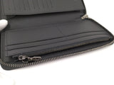 Louis Vuitton Vertical Round Zipper Long Wallet Eclipse Black