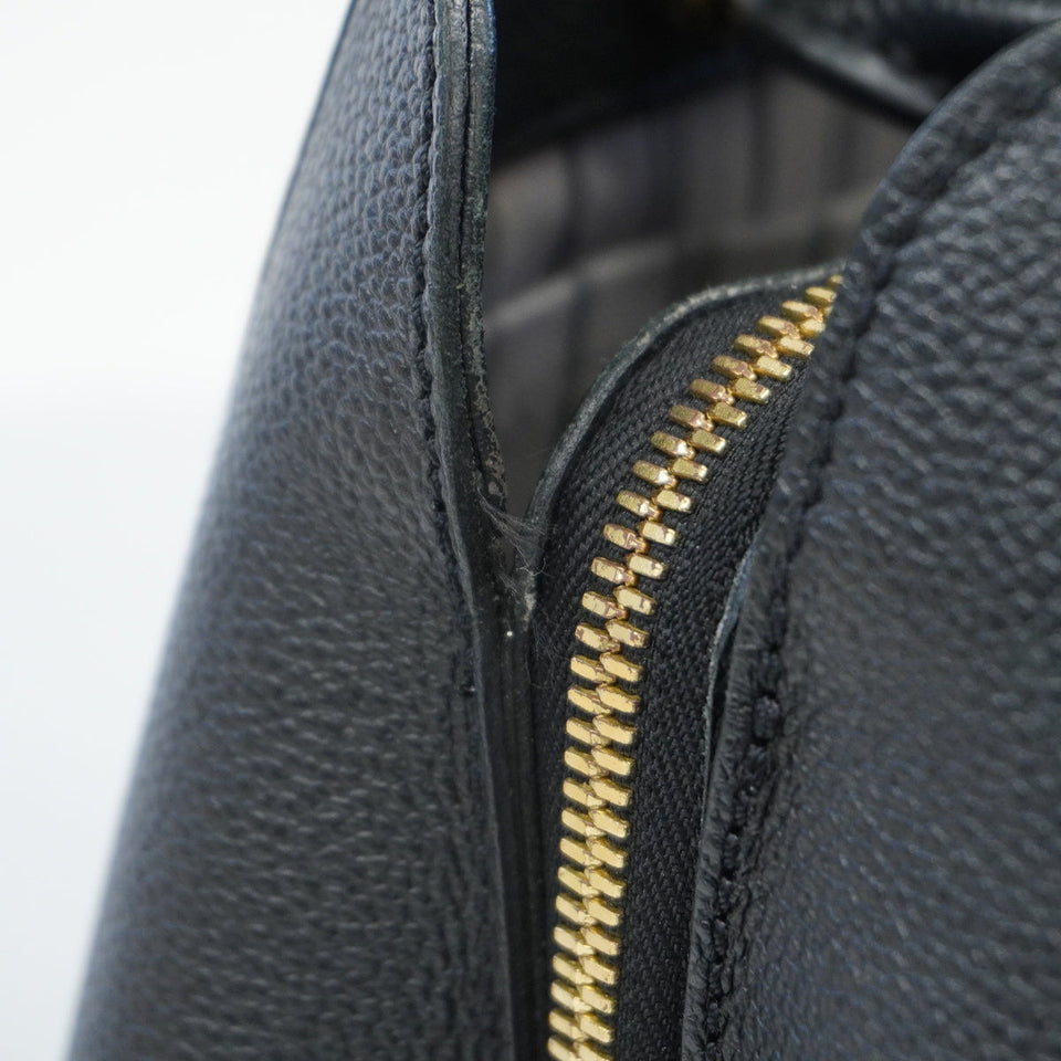 Louis Vuitton Handbag Monogram Emplant Montaigne BB Noir