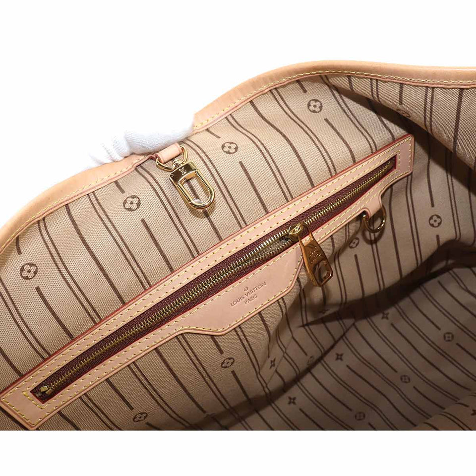 Louis Vuitton Monogram Delightful PM Shoulder Bag Brown Gold Hardware