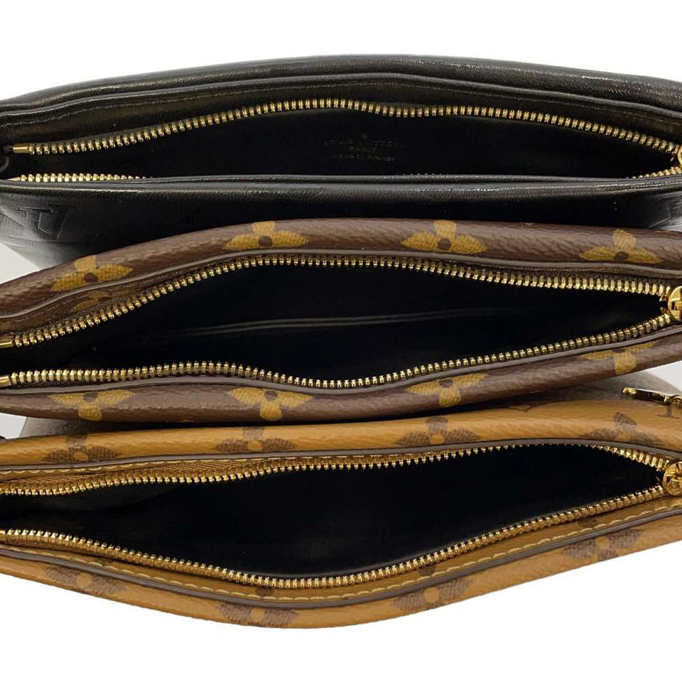 Louis Vuitton Shoulder Bag Monogram Reverse Lambskin Pochette