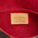 Louis Vuitton Monogram Tambourine Crossbody Shoulder Bag Brown