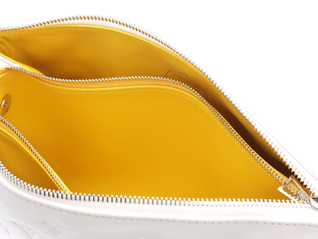 Louis Vuitton Kussan PM Monogram Lambskin White