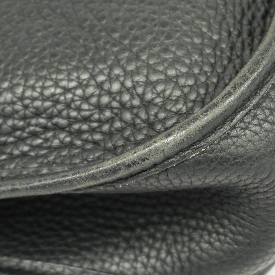 Hermès Evelyne-Style Shoulder Bag Black Taurillon Clémence Leather (31cm)
