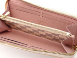 Louis Vuitton Round Long Wallet Portefeuille Clemence Azure