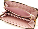 Louis Vuitton Zippy Wallet Long Wallet Damier Rose Ballerine