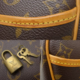 Louis Vuitton Monogram Trouville Handbag Brown