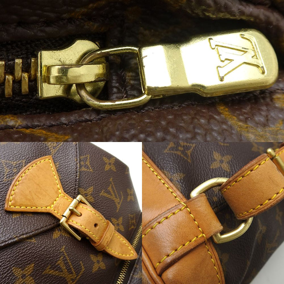 Louis Vuitton Monogram Montsuri MM Backpack Brown
