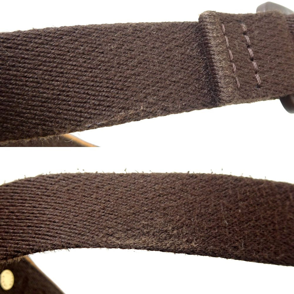 Louis Vuitton Monogram Trotter Bobourg Shoulder Bag Brown