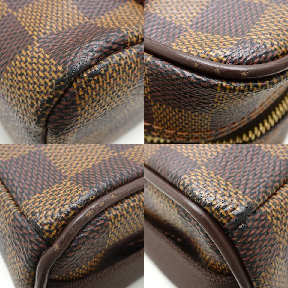 Louis Vuitton Damier Olaf PM Crossbody Shoulder Bag Ebene
