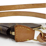 Louis Vuitton Monogram Pochette Accessoire Handbag Brown